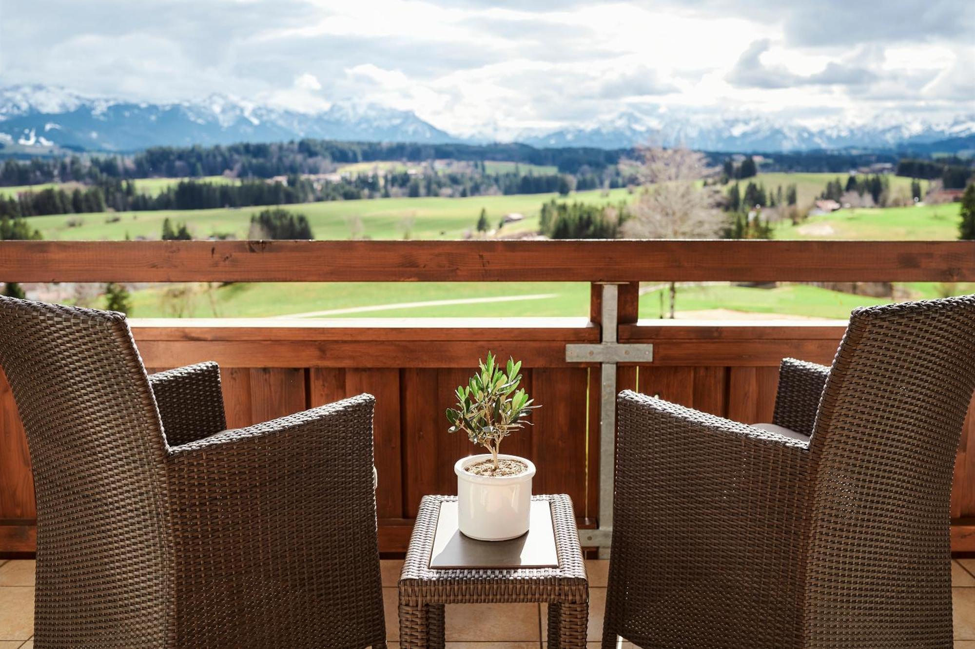 Hotel Auf Der Gsteig Gmbh Lechbruck Bagian luar foto