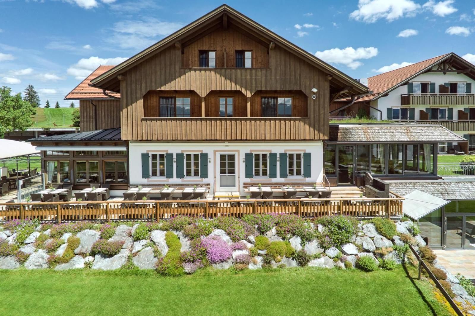 Hotel Auf Der Gsteig Gmbh Lechbruck Bagian luar foto