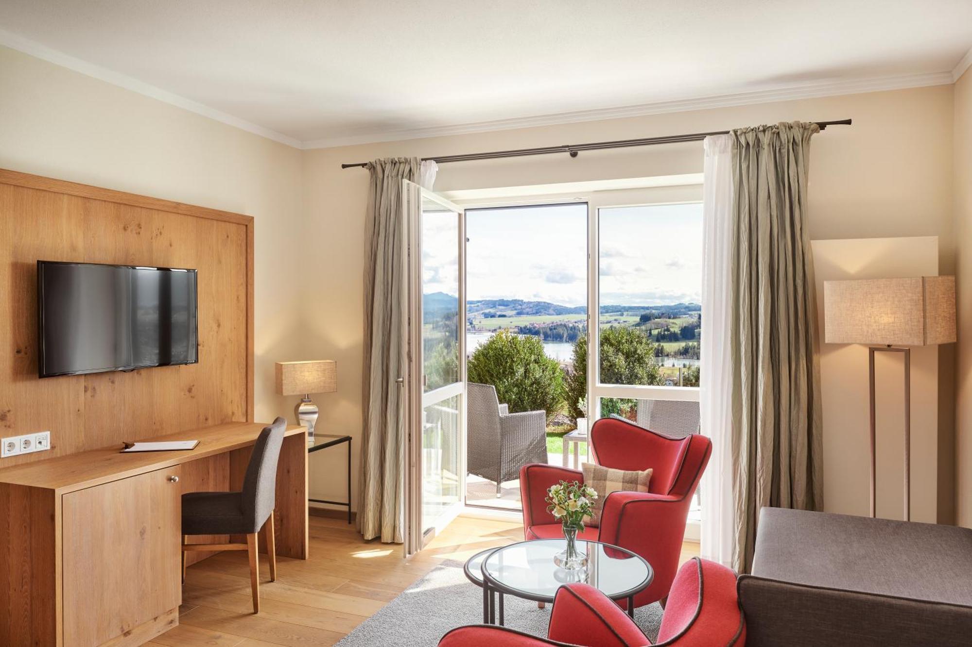 Hotel Auf Der Gsteig Gmbh Lechbruck Bagian luar foto